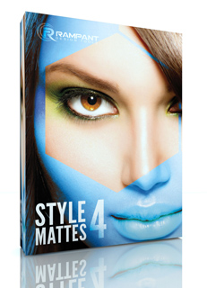 A software box featuring a close-up of a woman's face with stylized makeup.