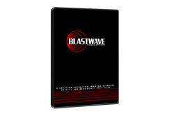 A black software box featuring the Blastwave logo in white and red on a black background.
