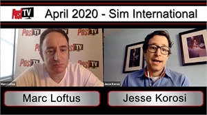 Split-screen video call with Marc Loftus on the left and Jesse Korosi on the right.