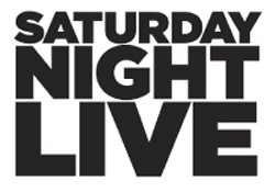 The words Saturday Night Live in bold, black, uppercase sans-serif font on a white background.