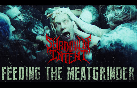 Distorted, blue-tinted faces of people in distress with red stylized text and white block lettering.