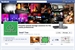 Website interface displaying a collage of colorful photos above a green square logo and text.