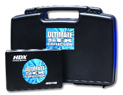 A black hard-shell carrying case and a small black disc case, both labeled Ultimate SFX Collection.