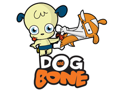 Cartoon logo of a pale yellow dog and an orange dog with the text 'DOG and BONE'.