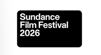 Black rectangular box with white text reading Sundance Film Festival 2026.