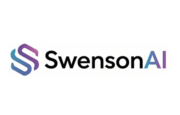 SwensonAI logo featuring a stylized blue and purple S icon next to the text SwensonAI.