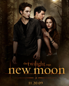 Three young adults stand in a dark forest against a moody background with the movie title below.