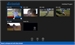 A dark user interface displaying a grid of various video thumbnails.