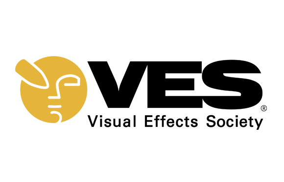 VES Visual Effects Society logo featuring a yellow stylized face icon and black text.