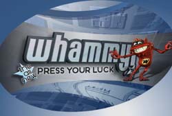 Whammy! Press Your Luck logo featuring a red cartoon character.