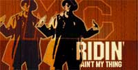 Stylized orange and black graphic of two silhouetted figures in coats with text at the bottom.