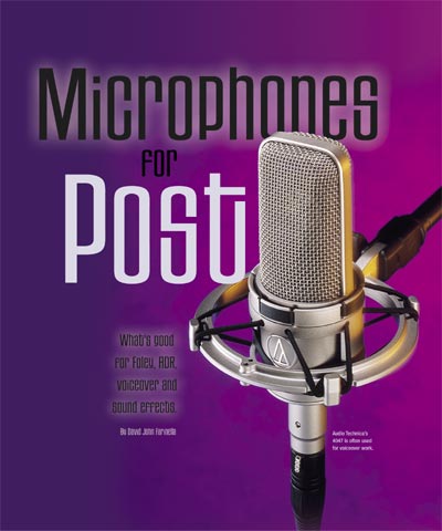 A silver studio condenser microphone in a shock mount against a purple gradient background.