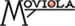 The word MOVIOLA in black serif font with a red circle inside the letter O.